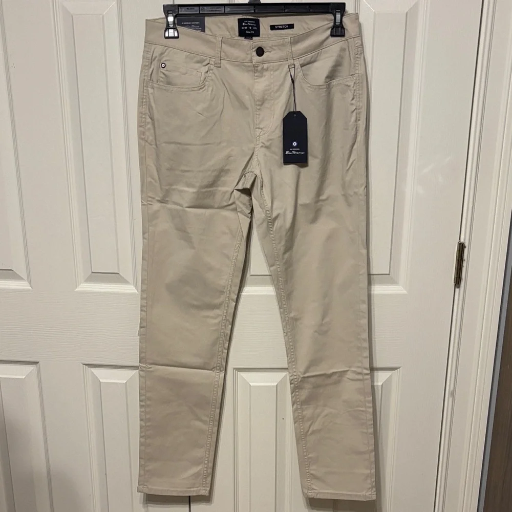 Ben Sherman Slim Fit Tech Pants
